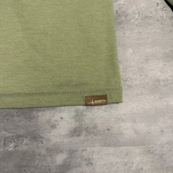 Habit Hoodie Mens Large Olive Green Camo Lightweight Outdoor Tactical Fishing - Picture 6 of 9